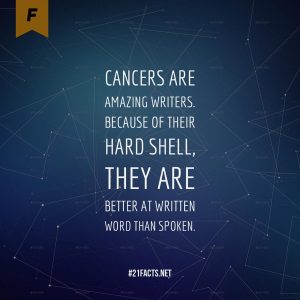 Interesting facts about Cancer personality