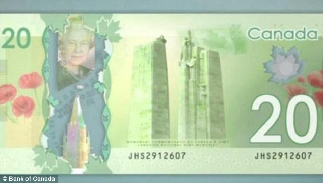 O Canada! The new $20 banknote  was said to be 