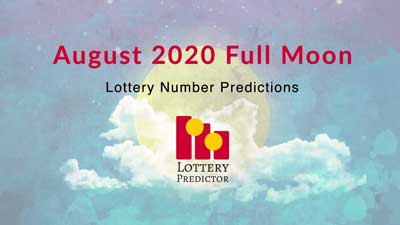 August 2020 Full Moon Lottery Numbers