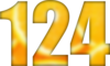 124 — изображение числа сто двадцать четыре (картинка 6)