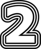 2 — изображение числа два (картинка 7)