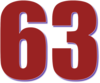 63 — изображение числа шестьдесят три (картинка 3)