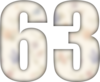 63 — изображение числа шестьдесят три (картинка 6)