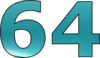 64 — изображение числа шестьдесят четыре (картинка 2)