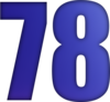 78 — изображение числа семьдесят восемь (картинка 6)
