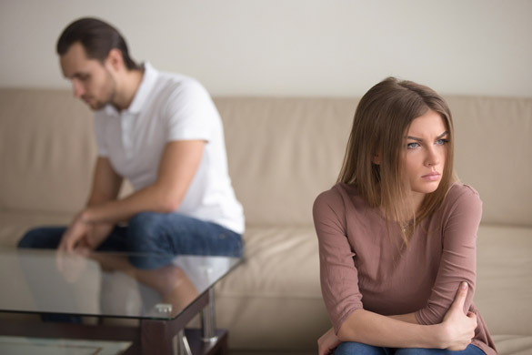 Sad couple not talking to each other after quarrel - How Can You Tell a Scorpio Man Is Done With You