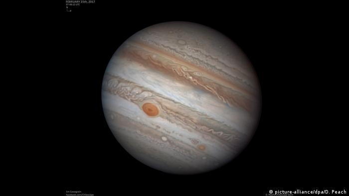 Planet Jupiter (picture-alliance/dpa/D. Peach)