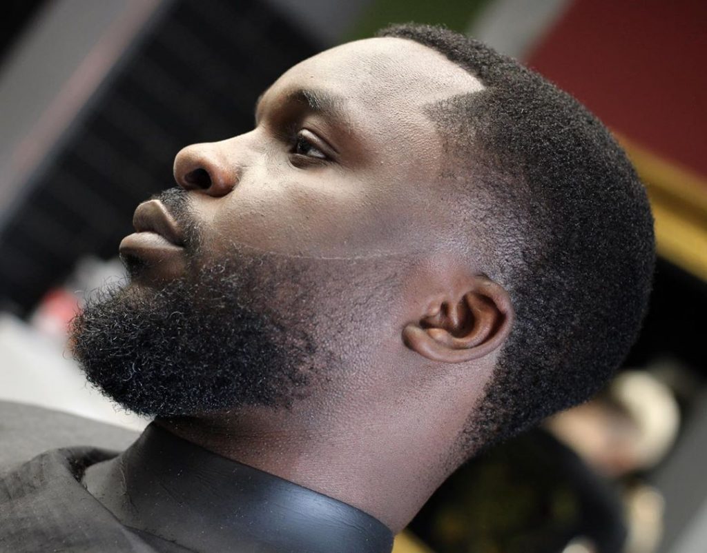 short haircuts for black men with beards