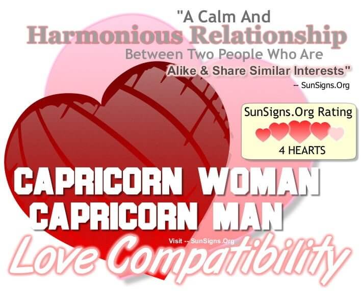 capricorn woman capricorn man