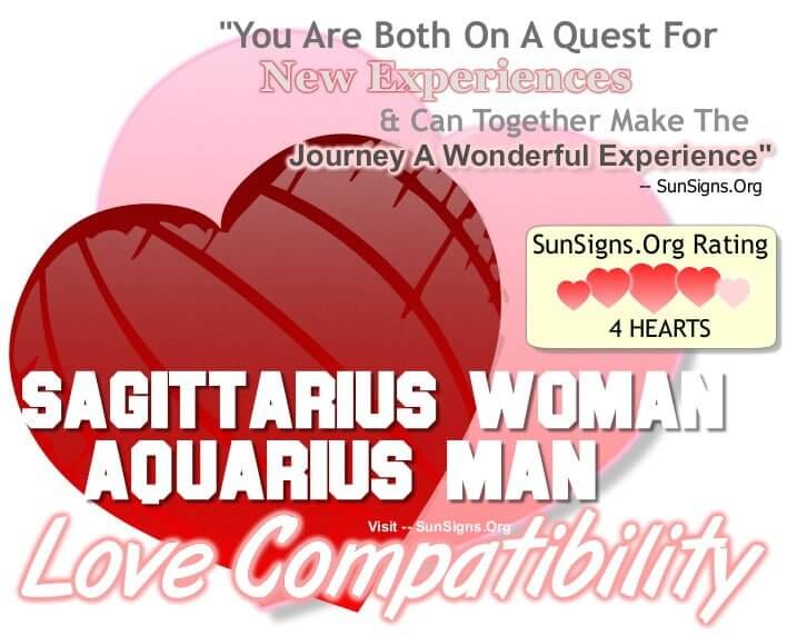 sagittarius woman aquarius man