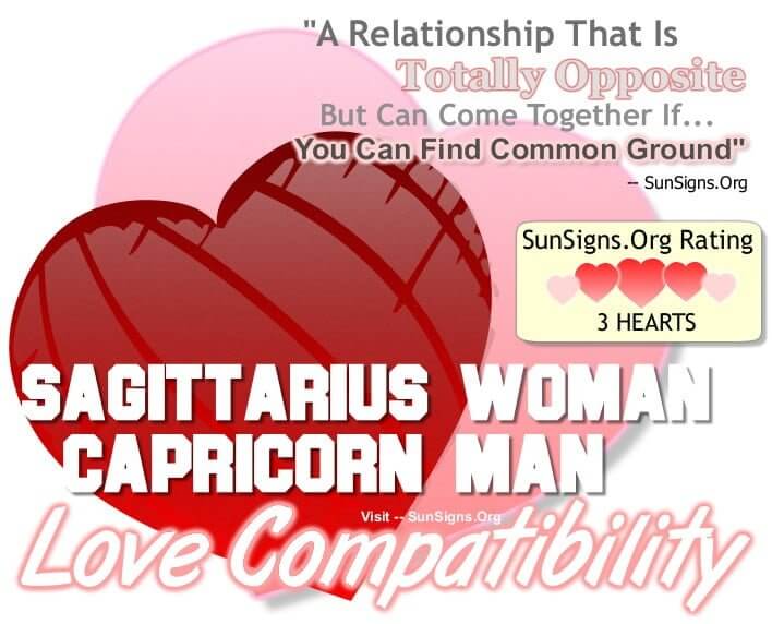 sagittarius woman capricorn man