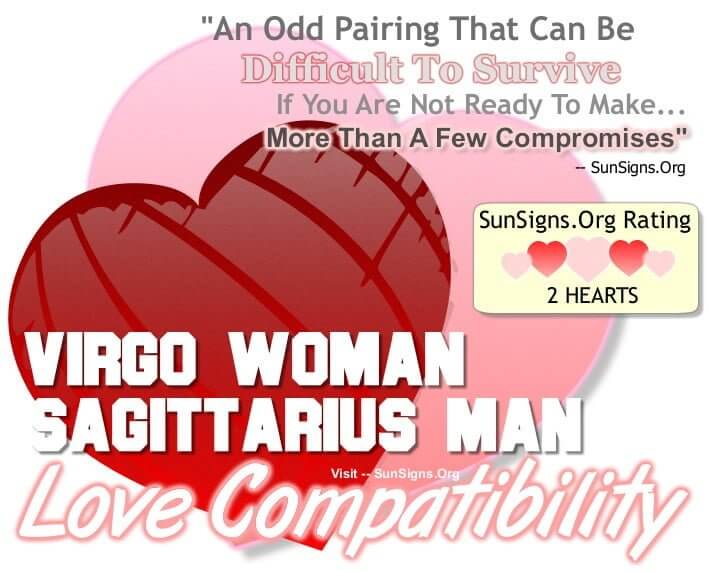 virgo woman sagittarius man