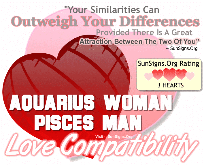 Aquarius Woman Pisces Man Love Compatibility