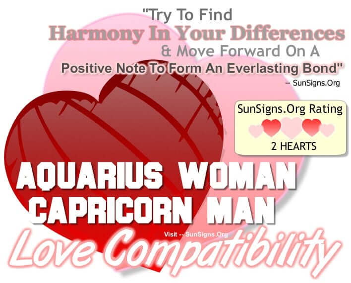aquarius woman capricorn man