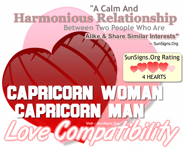 Capricorn Woman Capricorn Man Love Compatibility