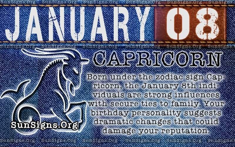 january 8 capricorn birthday calendar