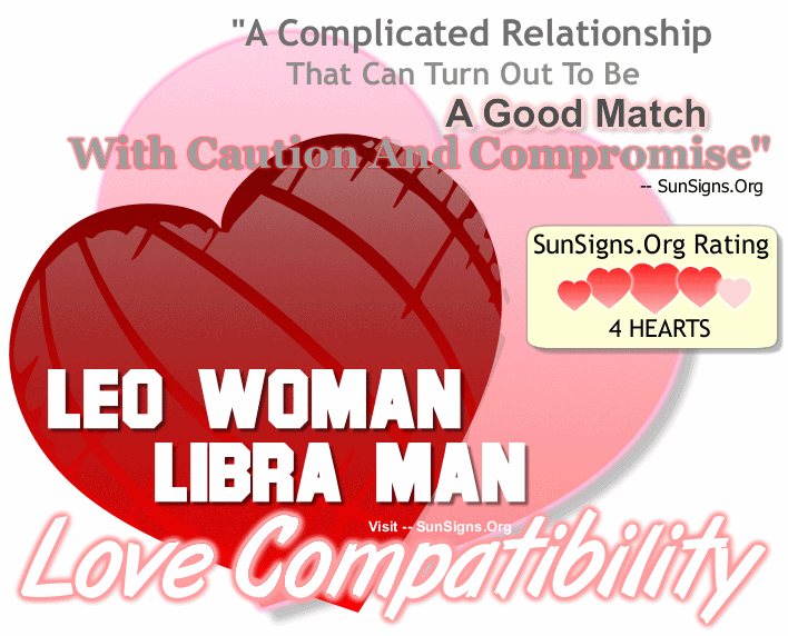 Leo Woman Libra Man Love Compatibility