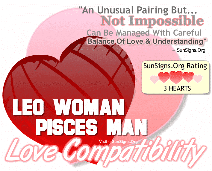 Leo Woman Pisces Man Love Compatibility
