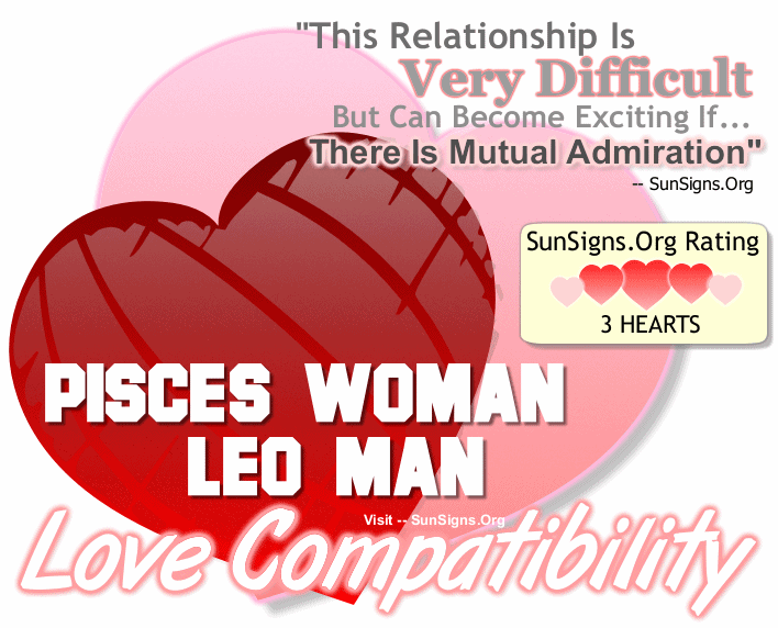 Pisces Woman Leo Man Love Compatibility