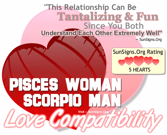 Pisces Woman Scorpio Man Love Compatibility