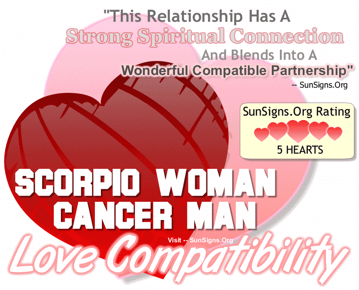 Scorpio Woman Cancer Man Love Compatibility