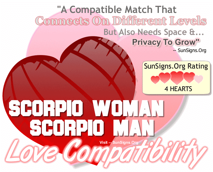 Scorpio Woman Scorpio Man Love Compatibility