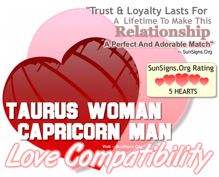 Taurus Woman Capricorn Man Love Compatibility