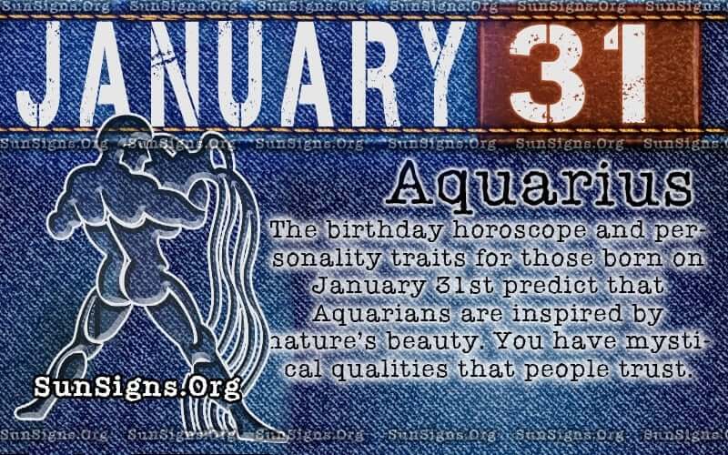 January 31 birthday