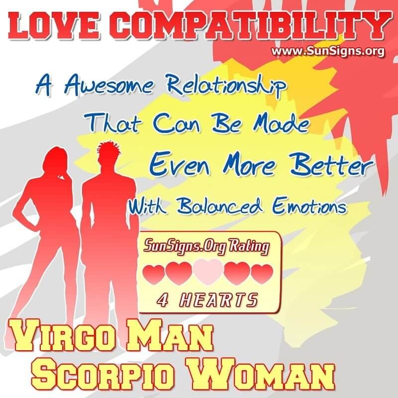 Virgo Man Scorpio Woman Love Compatibility. An Awesome Relationship That Can Be Made Better With Balanced Emotions