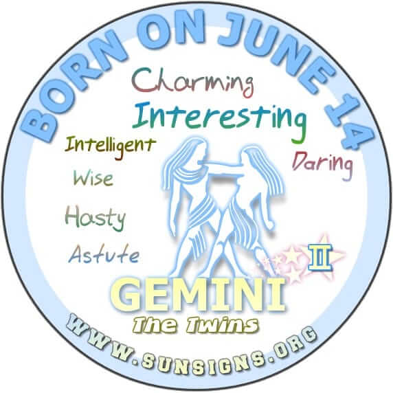 The Gemini, according to the 14th June birthdate meaning analysis, are sharp individuals.