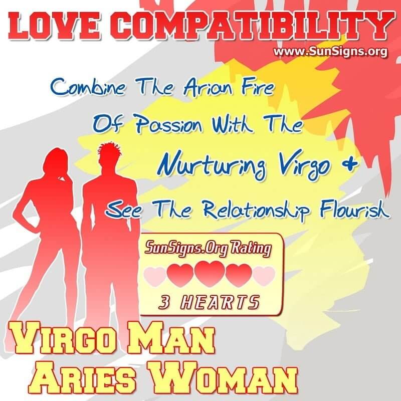 virgo man aries woman
