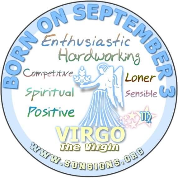 September 3 Zodiac Birthday Horoscope Personality