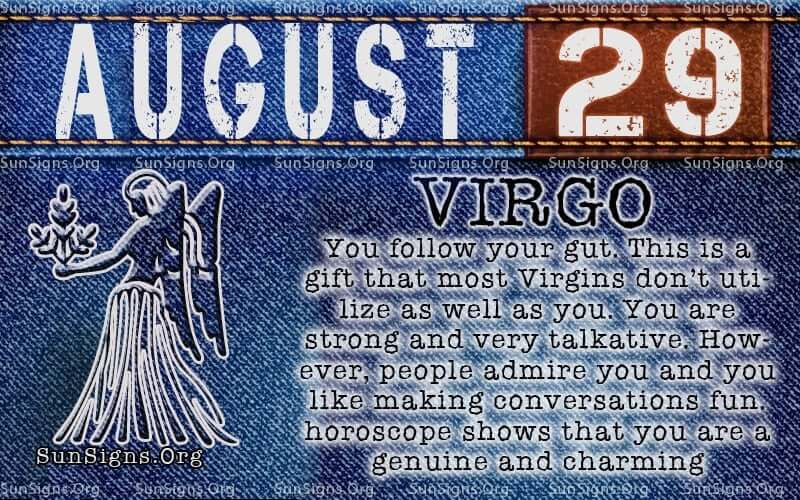 august 29 virgo birthday calendar