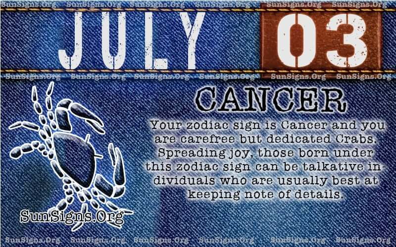 july 3 cancer birthday calendar