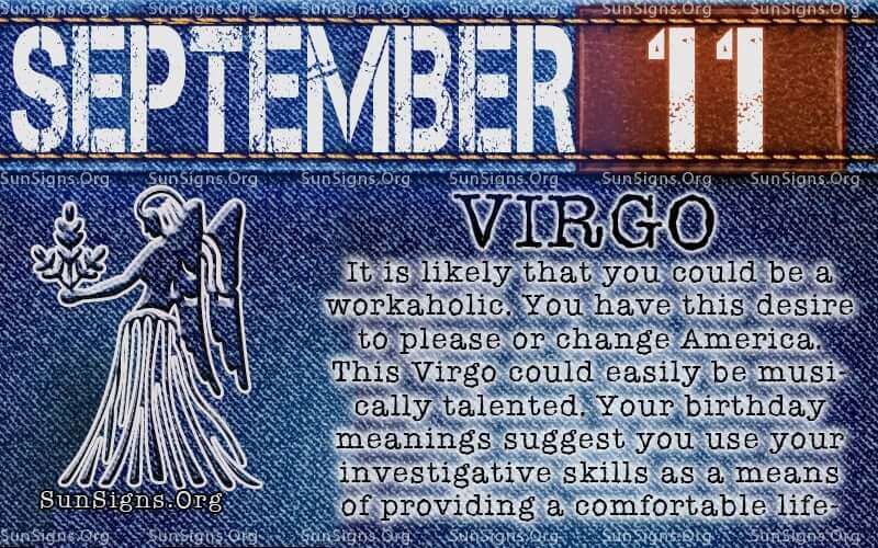 september 11 virgo birthday calendar