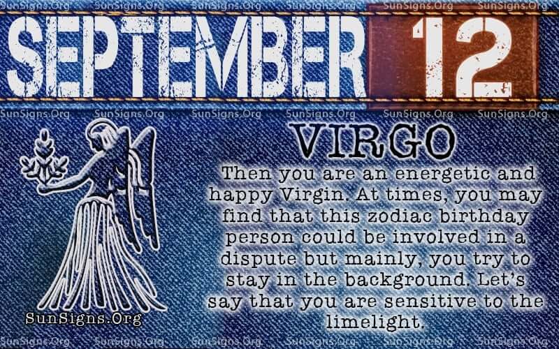 september 12 virgo birthday calendar