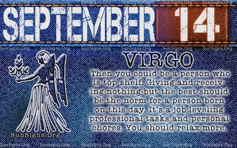 september 14 virgo birthday calendar