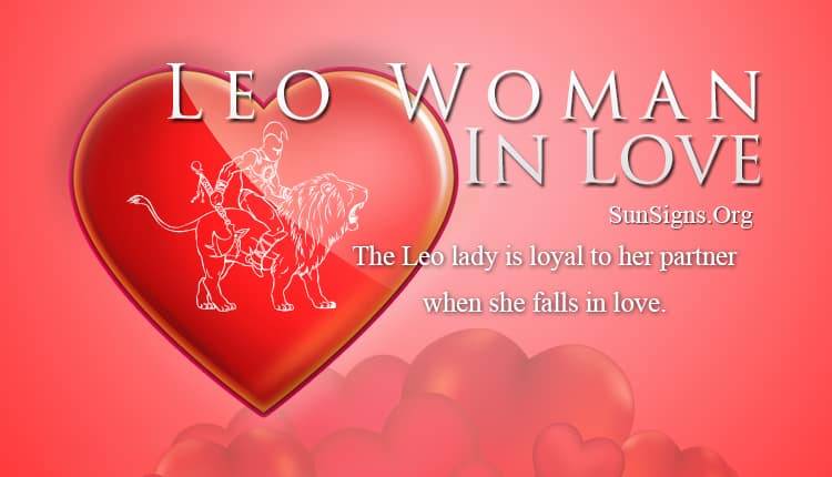 leo woman in love