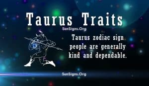 taurus personality Traits