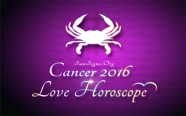 2016 cancer love horoscope