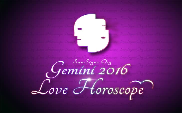 2016 gemini love horoscope