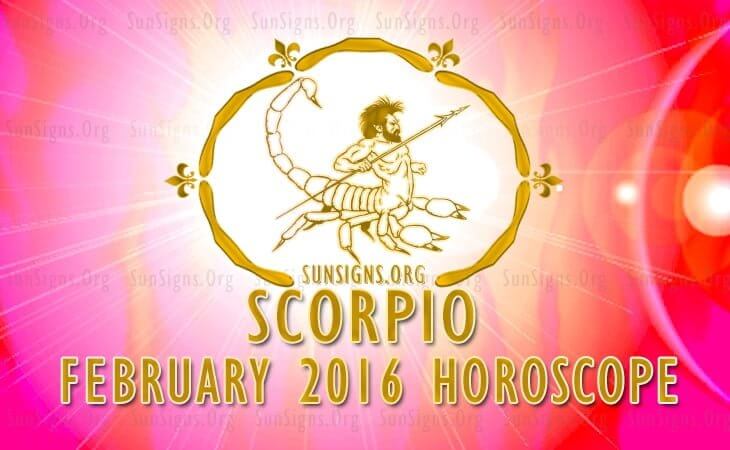 scorpio february 2016 horoscope