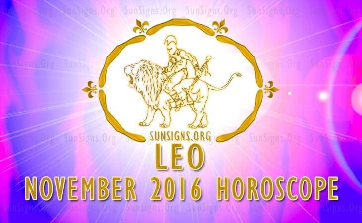 leo november 2016 horoscope