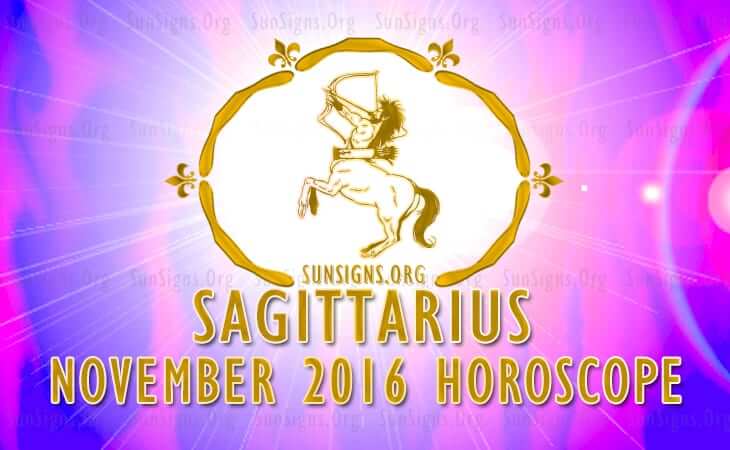 sagittarius november 2016 horoscope