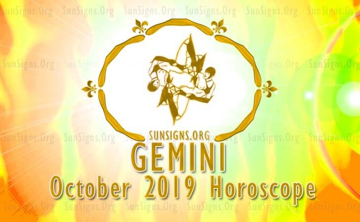 Gemini October 2019 Horoscope