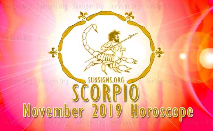 Scorpio November 2019 Horoscope