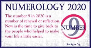 Number 9 - 2020 Numerology Horoscope