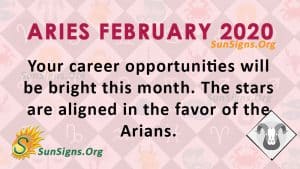 Aries February 2020 Horoscope