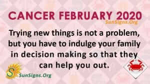 Cancer February 2020 Horoscope