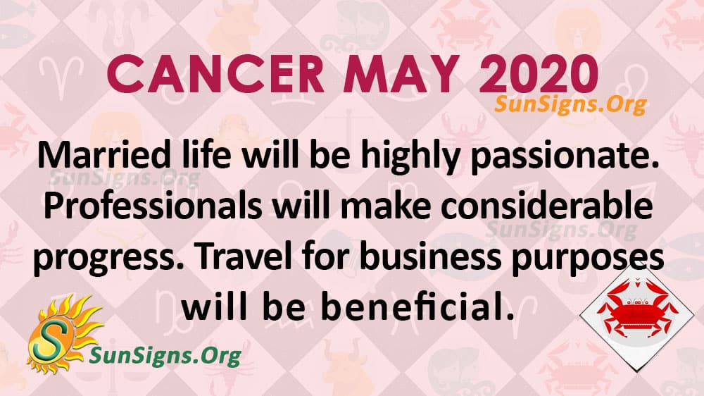 Cancer May 2020 Horoscope